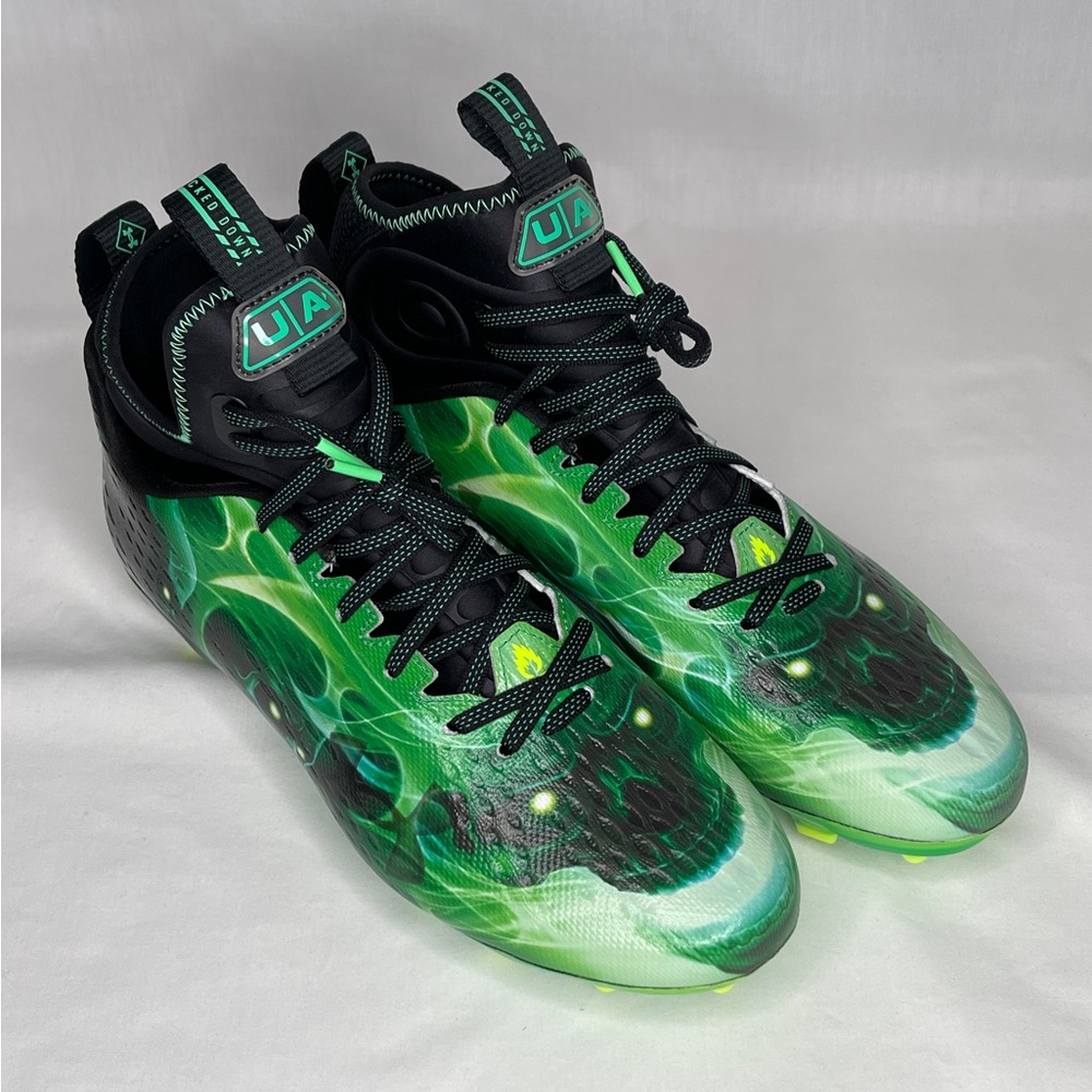 Under Armour Spotlight Lux LE Slime Football Cleats Men's (3025376-001)